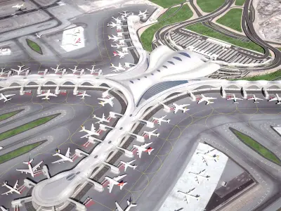 Abu Dhabi Airport 3D model
