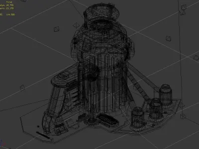 Functional mechanical object 03 3D model