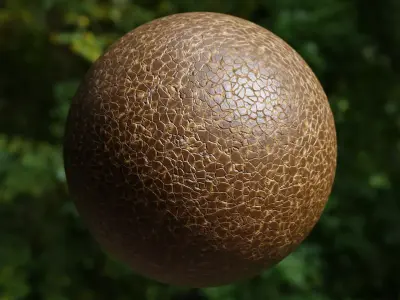 Cracked Leather Procedural PBR Material for Blender Texture