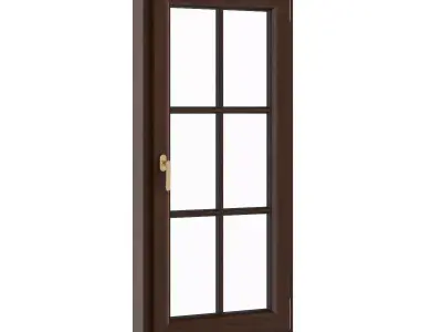 Wooden Window 800mm x 1600mm 3D model