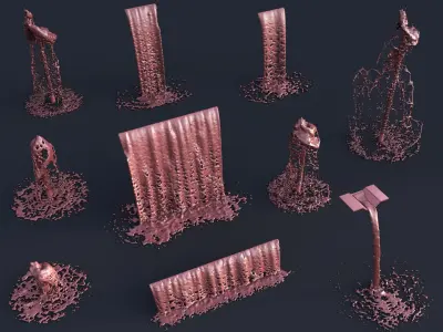  Animated water elements 