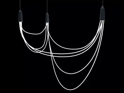 Minimal Light Fixture 3D model