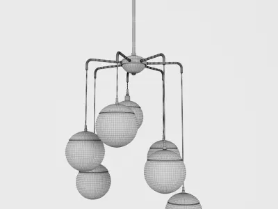 BUBBLES Chandelier 3D model