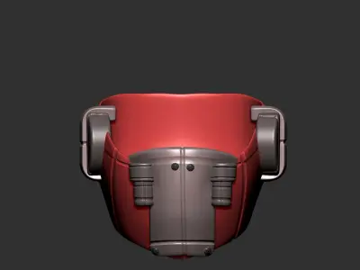 gas mask helmet scifi high poly sculpt  ver9 3d printable  3D model