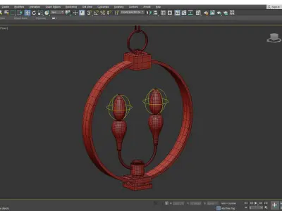 Dresden Pendant Light Low-poly 3D model