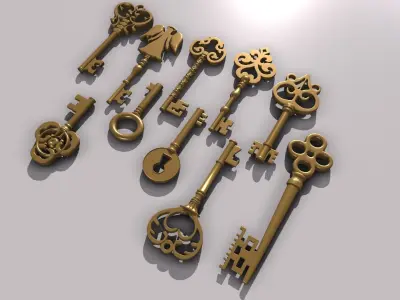 10 Key BaseMesh - VOL 04 Low-poly 3D model