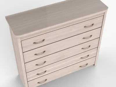 Cabinet  Light Wood  3D model