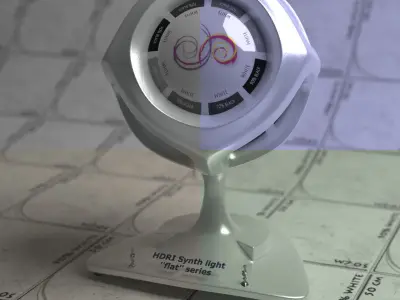 Flat 8 sides 4k Synth HDRI Texture