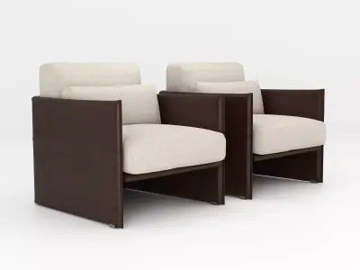 Luggage Armchair 3D model