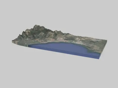 Icel City Low-poly 3D model