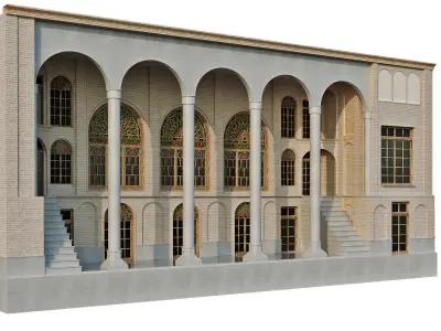 old turkishnikdel house set 149 Low-poly 3D model