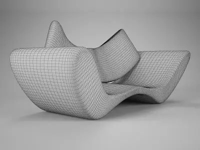 Wire Vray material Free 3D model