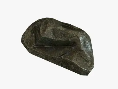 Small Stone Low-poly 3D model