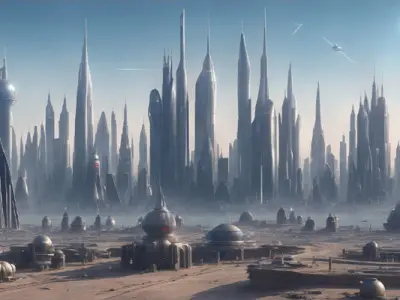 Cyberpunk City Image Collection 3D model