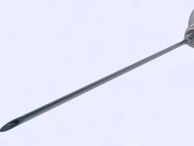 Vintage Syringe 3D model