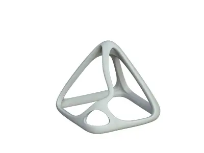 SciFi Cube Object No 57541 Low Poly Shape Low-poly 3D model