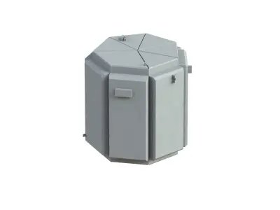 Sci Fi Object No 3326 Low Poly Low-poly 3D model