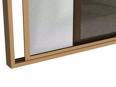 Aluminum Sliding Window Medium 3D model