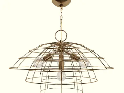 BRASS LIGHT CHANDELIER   3D model