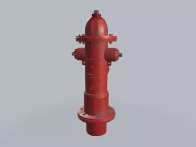 Old Fire Hydrant 3D model