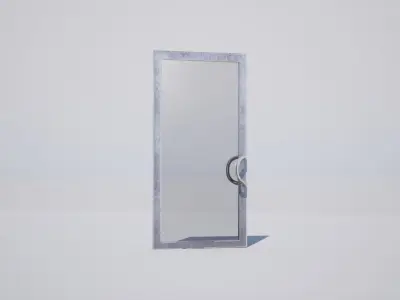 Door Window Low-poly 3D model