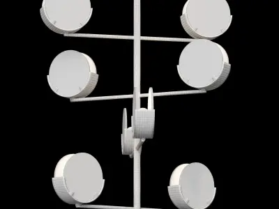 Chandelier Rooma lamp 02 3D model