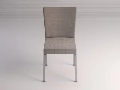 CHAIR---Microfiber and plastic 3D model