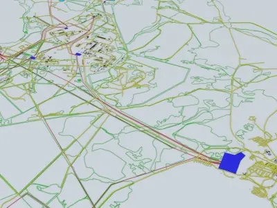 Kyshtym Mayak Nuclear Disaster Area 3D model