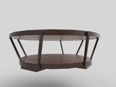 Coffee Table Low poly Low-poly 3D model