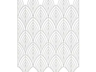 White Wall Frame 3D model