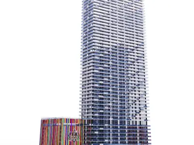 Hotel SLS Brickell Miami 3D model