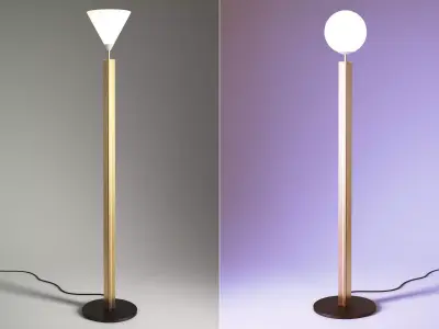 Column Floor Lamp 3D model