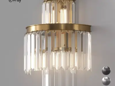 Leyland 3-Light Wall Sconce 3D model
