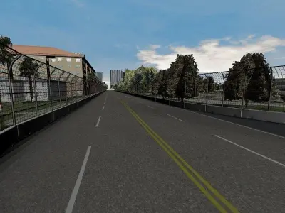 Streets of St Petersburg Game Ready Low-poly 3D model