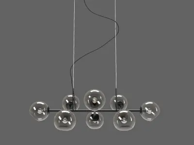 Molecule Chandelier 3D model