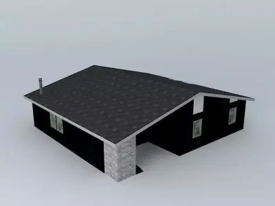 Tract House Free 3D model