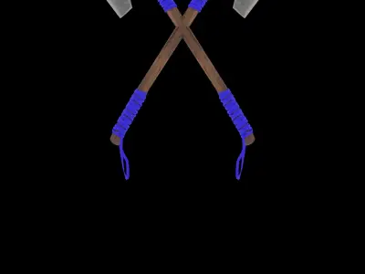 ROBOT SAMURAI NO 4 3D MODEL Low-poly 3D model