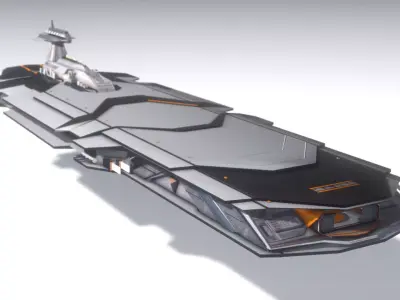 ISA Heavy Cruiser 3D model