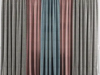 Curtain Set 30 3D model