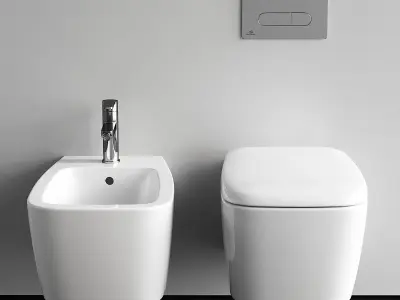  Ideal Standard Ventuno Wall-Hang WC art T316501 art T515101 3D model