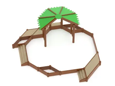 Lappset Atacama Sand Lounge 3D model