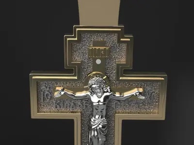 Cross of the Blessed Savior 3D print model