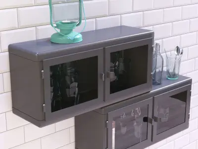 RASKOG Wall cabinet 3D model