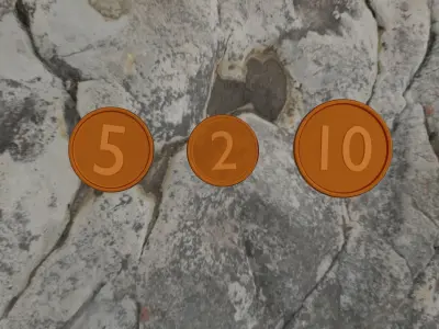 Jar of coins Free 3D model