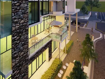 g plus 5 mixeduse 3D model