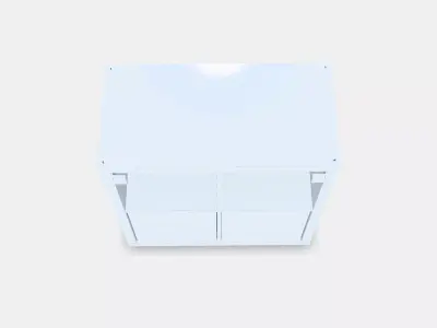 KALLAX Shelving unit with doors 2 Low-poly 3D model
