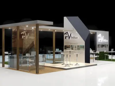 STAND EXHIBITION 3D model