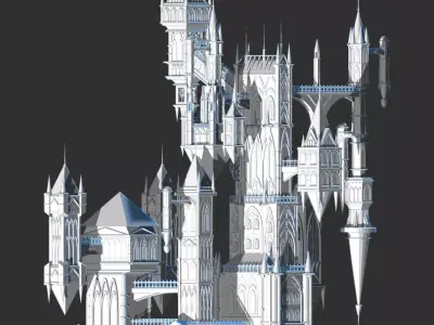 Castlevania - Castle Dracula 3D print model