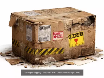 Street Props - Clutter Pack - Industrial Trash Assets - PBR