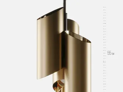 6 Light Unique Statement  Pendant by ARTERIORS 3D model